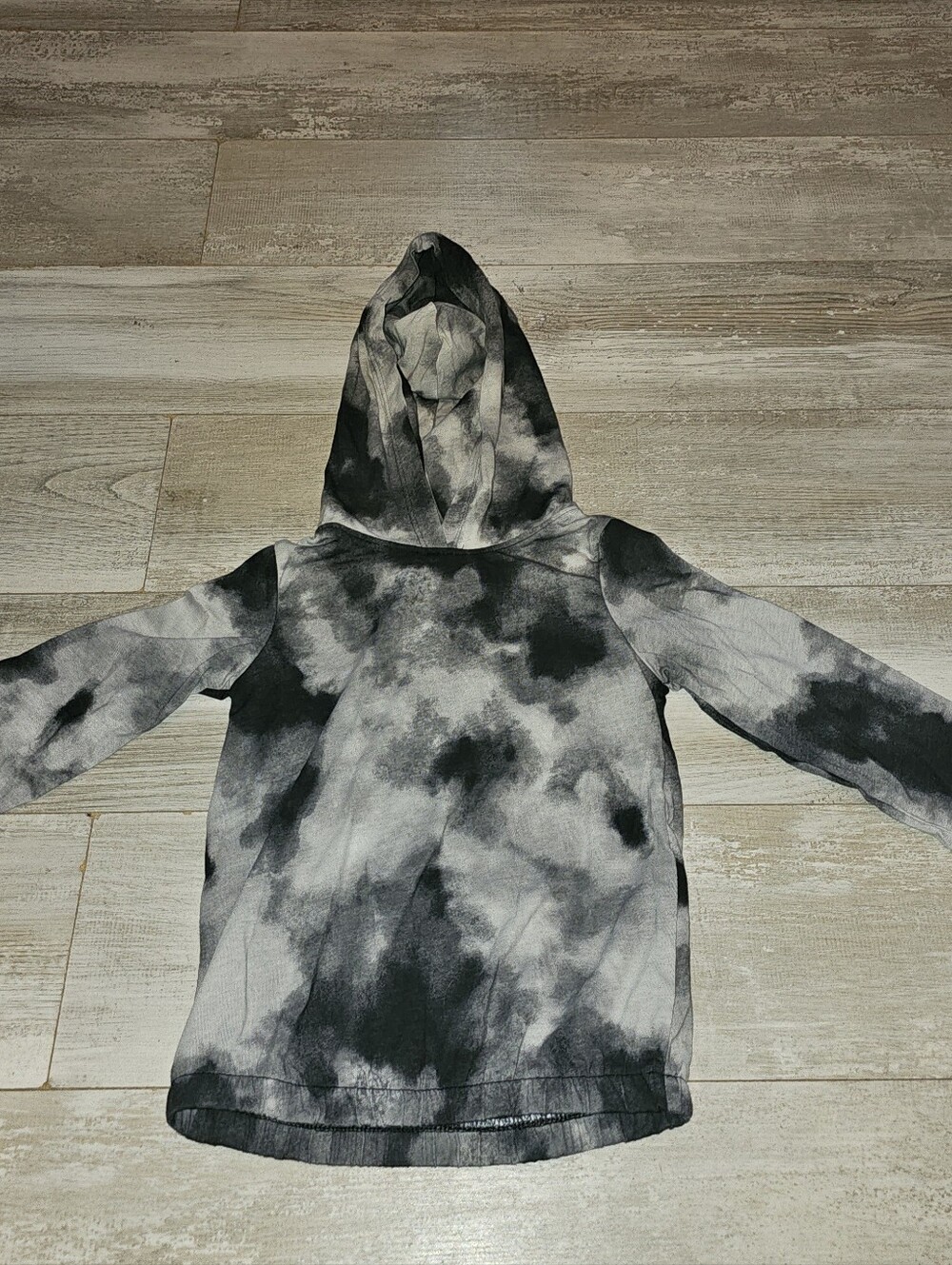 Garanimals Black & Gray Tie-Dye Hoodie